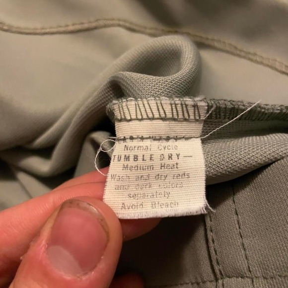 VTG 70s Lee MR button up pearl snap western style olive green shirt jacket L USA - Picture 5 of 6